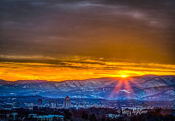 Spring Sun Halo Roanoke Star By Terry Aldhizer